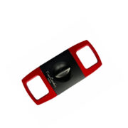 VSC-001BR Pierre Cardin V-Shape Cigar Cutter Black and Red