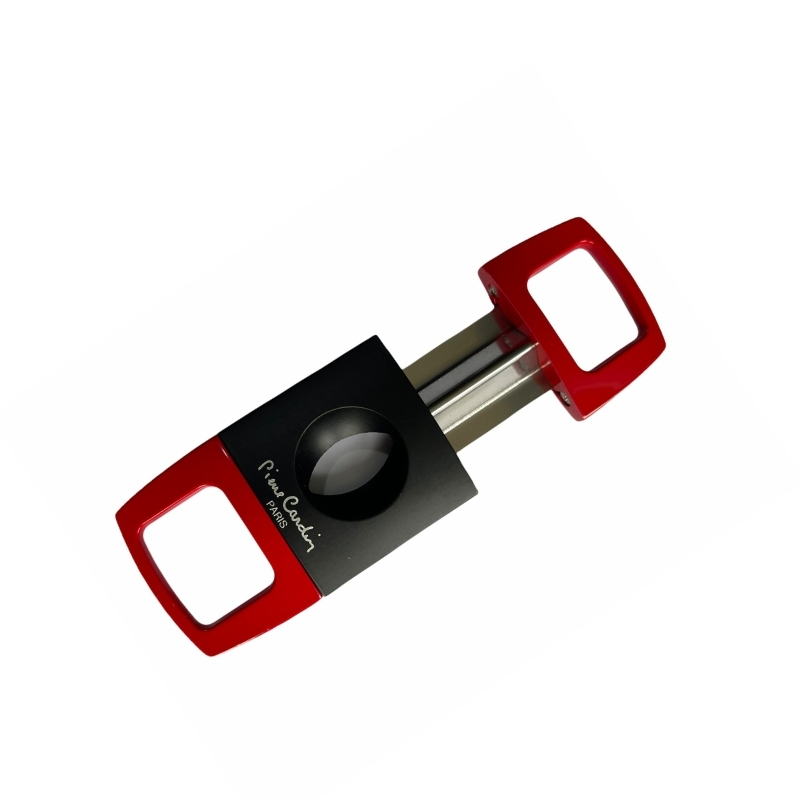 VSC-001BR Pierre Cardin V-Shape Cigar Cutter Black and Red 2 VSC-001BR Pierre Cardin V-Shape Cigar Cutter Black and Red 2