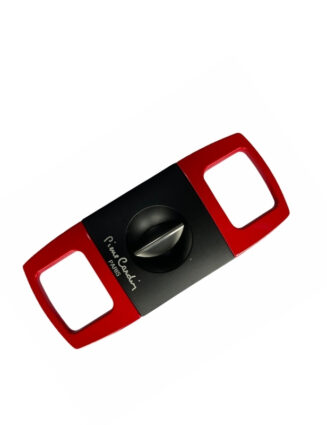 VSC-001BR Pierre Cardin V-Shape Cigar Cutter Black and Red