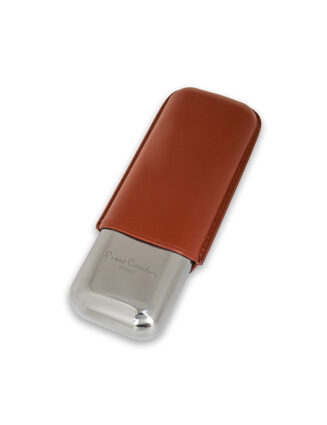 Brown cigar case - CGS-002BR