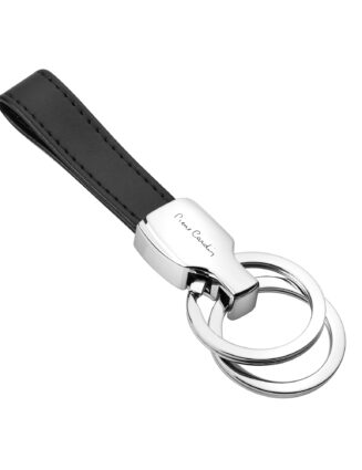 PCK003 Pierre Cardin key ring with two split-rings for better key organization. Compact and durable, with an elegant metal finish.