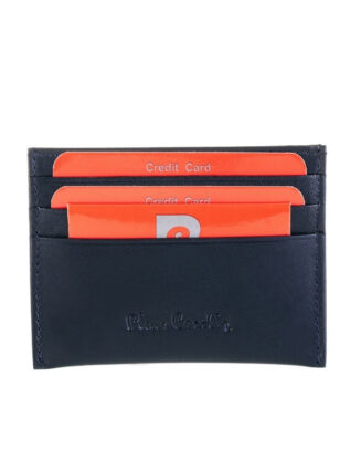 PCW01 Pierre Cardin Slim and elegant card holder in genuine leather — compact, practical, and refined.