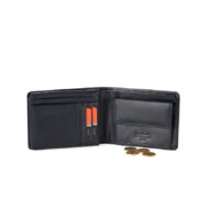 PCW115 Pierre Cardin Refined men’s wallet in genuine leather, with stitched edges and embossed logo — combining classic style with practical organization 2